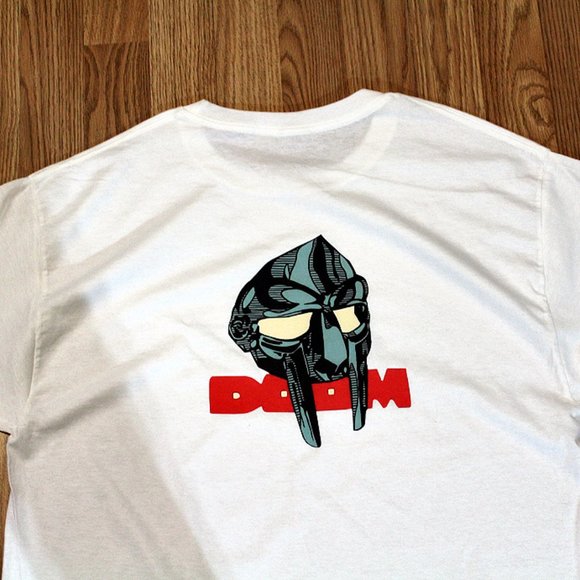 MF Danger Doom 2 Sided White T-Shirt S - XL - Picture 4 of 4